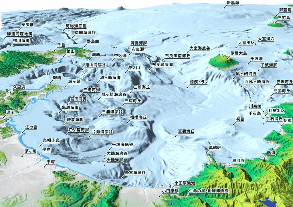 相模湾の海底地形02